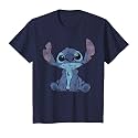 Disney Lilo &amp; Stitch Distressed Stitch Portrait T-Shirt
