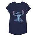 Disney Lilo &amp; Stitch Distressed Stitch Portrait T-Shirt