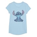 Disney Lilo &amp; Stitch Distressed Stitch Portrait T-Shirt
