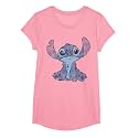 Disney Lilo &amp; Stitch Distressed Stitch Portrait T-Shirt