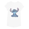 Disney Lilo &amp; Stitch Distressed Stitch Portrait T-Shirt