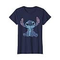 Disney Lilo &amp; Stitch Distressed Stitch Portrait T-Shirt