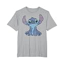Disney Lilo &amp; Stitch Distressed Stitch Portrait T-Shirt