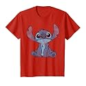 Disney Lilo &amp; Stitch Distressed Stitch Portrait T-Shirt