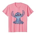 Disney Lilo &amp; Stitch Distressed Stitch Portrait T-Shirt