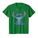 Disney Lilo &amp; Stitch Distressed Stitch Portrait T-Shirt