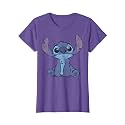 Disney Lilo &amp; Stitch Distressed Stitch Portrait T-Shirt