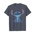 Disney Lilo &amp; Stitch Distressed Stitch Portrait T-Shirt