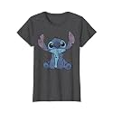 Disney Lilo &amp; Stitch Distressed Stitch Portrait T-Shirt