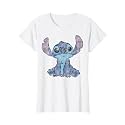 Disney Lilo &amp; Stitch Distressed Stitch Portrait T-Shirt