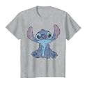 Disney Lilo &amp; Stitch Distressed Stitch Portrait T-Shirt