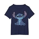 Disney Lilo &amp; Stitch Distressed Stitch Portrait T-Shirt
