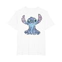 Disney Lilo &amp; Stitch Distressed Stitch Portrait T-Shirt
