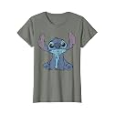 Disney Lilo &amp; Stitch Distressed Stitch Portrait T-Shirt