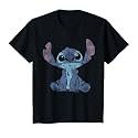 Disney Lilo &amp; Stitch Distressed Stitch Portrait T-Shirt