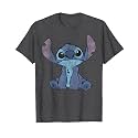 Disney Lilo &amp; Stitch Distressed Stitch Portrait T-Shirt