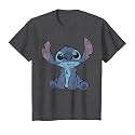 Disney Lilo &amp; Stitch Distressed Stitch Portrait T-Shirt