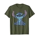 Disney Lilo &amp; Stitch Distressed Stitch Portrait T-Shirt