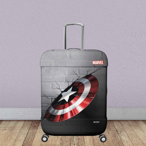 disney luggage cover marvel captain america shield polyester luggage cover18-22 inchsmallgray luggage cover