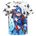 Disney Marvel Girls' and Boys' Athletic UV Quick-Dry Sports Graphic T-Shirt