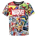 Disney Marvel Girls' and Boys' Athletic UV Quick-Dry Sports Graphic T-Shirt