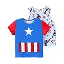 Disney Marvel Spiderman Stitch Star Wars Mickey Boy T-Shirt &amp; Tank Set 2-9Y