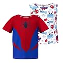 Disney Marvel Spiderman Stitch Star Wars Mickey Boy T-Shirt &amp; Tank Set 2-9Y