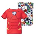 Disney Marvel Spiderman Stitch Star Wars Mickey Boy T-Shirt &amp; Tank Set 2-9Y