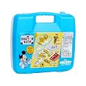 Mickey Mouse Doctor Set Attache for Kids - 8 Piece Medical Kit with Stethoscope (Light & Sound), Battery Operated Pretend Play Toy| Birthday Gift for Boys and Girls, Age 3+ Years, Red