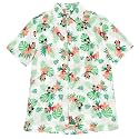 Disney Mickey Mouse Minnie Mouse Hawaiian Matching Family Hawaiian Button Down Shirt Adult