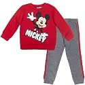 Disney Mickey Mouse Sweatshirt and Pants Set Infant to Little Kid Sizes (12 Months - 7-8)