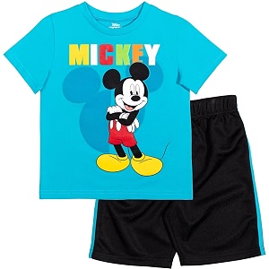 Disney Mickey Mouse T-Shirt and Shorts Outfit