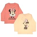 Disney Minnie Mouse Girls Long Sleeve T-Shirts