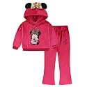 Disney Minnie Stitch Girls Hoodie and Pants 2 Pc Set for Toddlers Big Kids