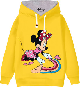 disney by miss  chief full sleeve printed girls sweatshirt