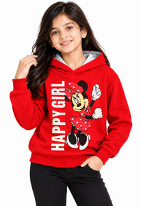 disney by miss  chief full sleeve printed girls sweatshirt