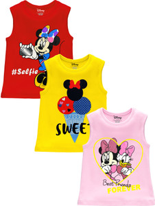 disney by miss  chief vest for girls cotton blend multicolor pack of 3