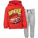 Disney Pixar Cars Lightning McQueen Fleece Pullover Hoodie and Pants Outfit Set Toddler to Big Kid