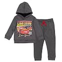 Disney Pixar Cars Lightning McQueen Fleece Pullover Hoodie and Pants Outfit Set Toddler to Big Kid