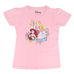 Disney Princess Girls Character Print Regular Fit