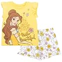 Disney Princess Girls' 2-Piece Tee and Shorts Set for Baby &amp; Kids