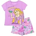 Disney Princess Girls' 2-Piece Tee and Shorts Set for Baby &amp; Kids