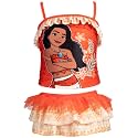 Disney Princess Girls UPF 50+ Tankini Top and Swim Skirt Swimsuit Set Toddler to Big Kid Sizes (2T - 10-12)
