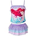 Disney Princess Girls UPF 50+ Tankini Top and Swim Skirt Swimsuit Set Toddler to Big Kid Sizes (2T - 10-12)