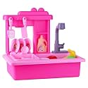 Disney Princess Kitchen Toy Set for Girls with Running Water Sink, Electronic Kettle with Light &amp; Sounds, 22-Piece Pretend Play Cooking &amp; Baking Playset, Educational Gift Toy for Kids 3+