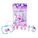 Disney Princess Theme Doctor Kit - 8-Piece Medical Playset for Kids with Realistic Lights &amp; Heartbeat Sounds - Educational Pretend Play Toy | Birthday Gift for Girls Aged 3+ Years