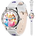 Disney Princess Time Teacher Watch for Kids – Easy Analog Time Learning, Colorful Princess Design, Adjustable Strap
