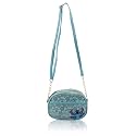 Disney Sanrio Bluey Purse Crossbody Handbag for Women | Metallic Vinyl Women's Shoulder Handbag