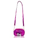 Disney Sanrio Bluey Purse Crossbody Handbag for Women | Metallic Vinyl Women's Shoulder Handbag