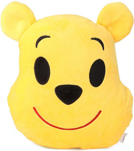 disney smiling pooh emoji face plush  - 35 cm